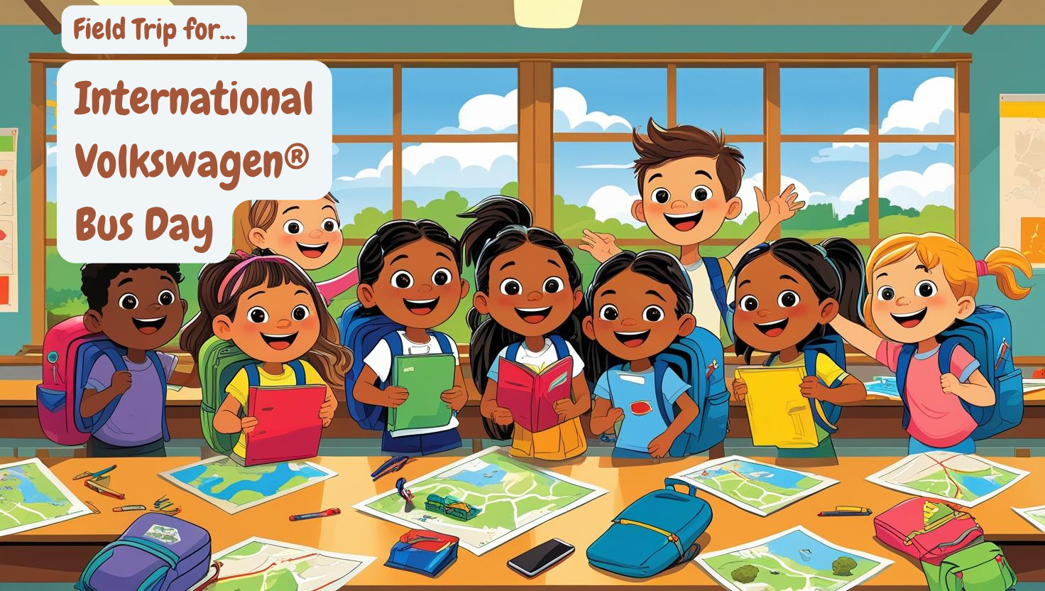 International Volkswagen Bus Day Classroom Field Trip